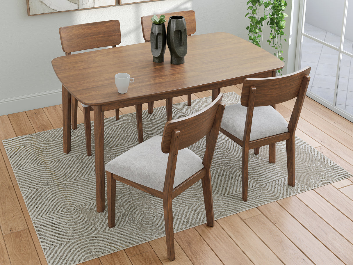 Tameride Dining Table and 4 Chairs (Set of 5)