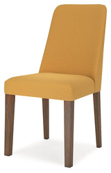 Lyncott Dining Chair (Color: Mustard/Brown)