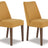 Lyncott Dining Chair (Color: Mustard/Brown)