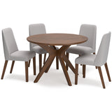 Lyncott 5-Piece Dining Table and 4 Chairs (Dining Table, Dining Chair, Dining Chair, Dining Chair, Dining Chair)