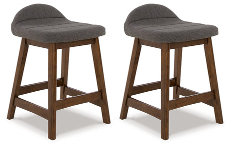 Lyncott Counter Height Bar Stool (Set of 2)