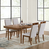 Lyncott 5-Piece Dining Table and 4 Chairs (Dining Extension Table, Dining Chair, Dining Chair, Dining Chair, Dining Chair)