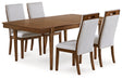 Lyncott 5-Piece Dining Table and 4 Chairs (Dining Extension Table, Dining Chair, Dining Chair, Dining Chair, Dining Chair)