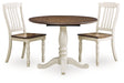 Wirloni Dining Table and 2 Chairs