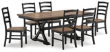 Wildenauer Extension Dining Table and 6 Chairs