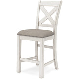 Robbinsdale 6-Piece Counter Height Dining Table and 4 Barstools (Counter Height Dining Table Base, Counter Height Dining Table Top, Counter Height Barstool, Counter Height Barstool, Counter Height Barstool, Counter Height Barstool)