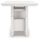 Robbinsdale 6-Piece Counter Height Dining Table and 4 Barstools (Counter Height Dining Table Base, Counter Height Dining Table Top, Counter Height Barstool, Counter Height Barstool, Counter Height Barstool, Counter Height Barstool)