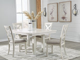 Robbinsdale 5-Piece Dining Table and 4 Chairs (Dining Chair, Dining Chair, Dining Chair, Dining Chair, Dining Extension Table)