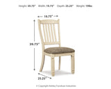 Bolanburg 11-Piece Dining Table and 8 Chairs with Storage (Dining Table Base, Dining Table Top, Dining Chair, Dining Chair, Dining Chair, Dining Chair, Dining Chair, Dining Chair, Dining Chair, Dining Chair, Dining Server)