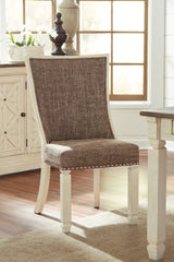 Bolanburg 6-Piece Dining Table and 4 Chairs and Bench (Dining Table, Dining Chair, Dining Chair, Dining Chair, Dining Chair, Dining Bench)