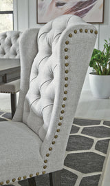 Jeanette Dining Chair (Color: Linen)