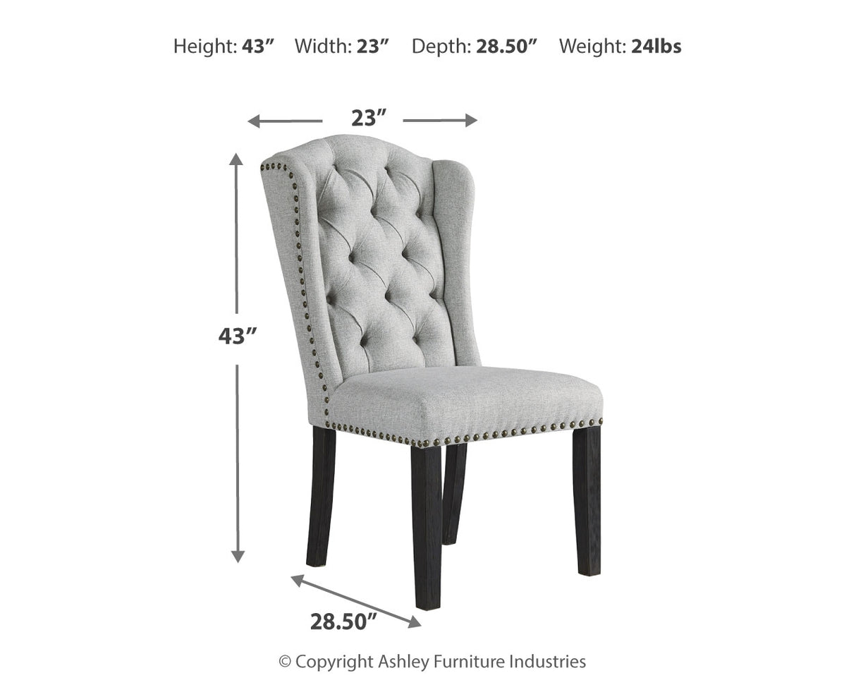 Jeanette Dining Chair (Color: Linen)