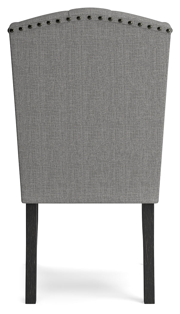 Jeanette Dining Chair (Variation Color: Gray)