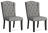 Jeanette Dining Chair (Variation Color: Gray)