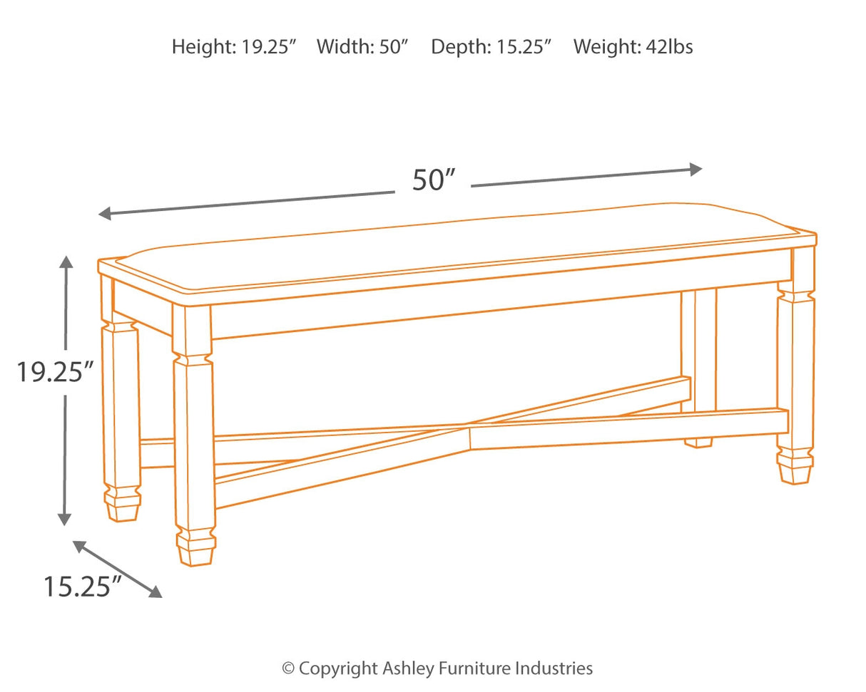 Tyler Creek Dining Bench