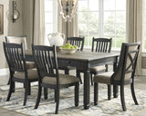 Tyler Creek 7-Piece Dining Table and 6 Chairs (Dining Chair, Dining Chair, Dining Chair, Dining Chair, Dining Chair, Dining Chair, Dining Table)
