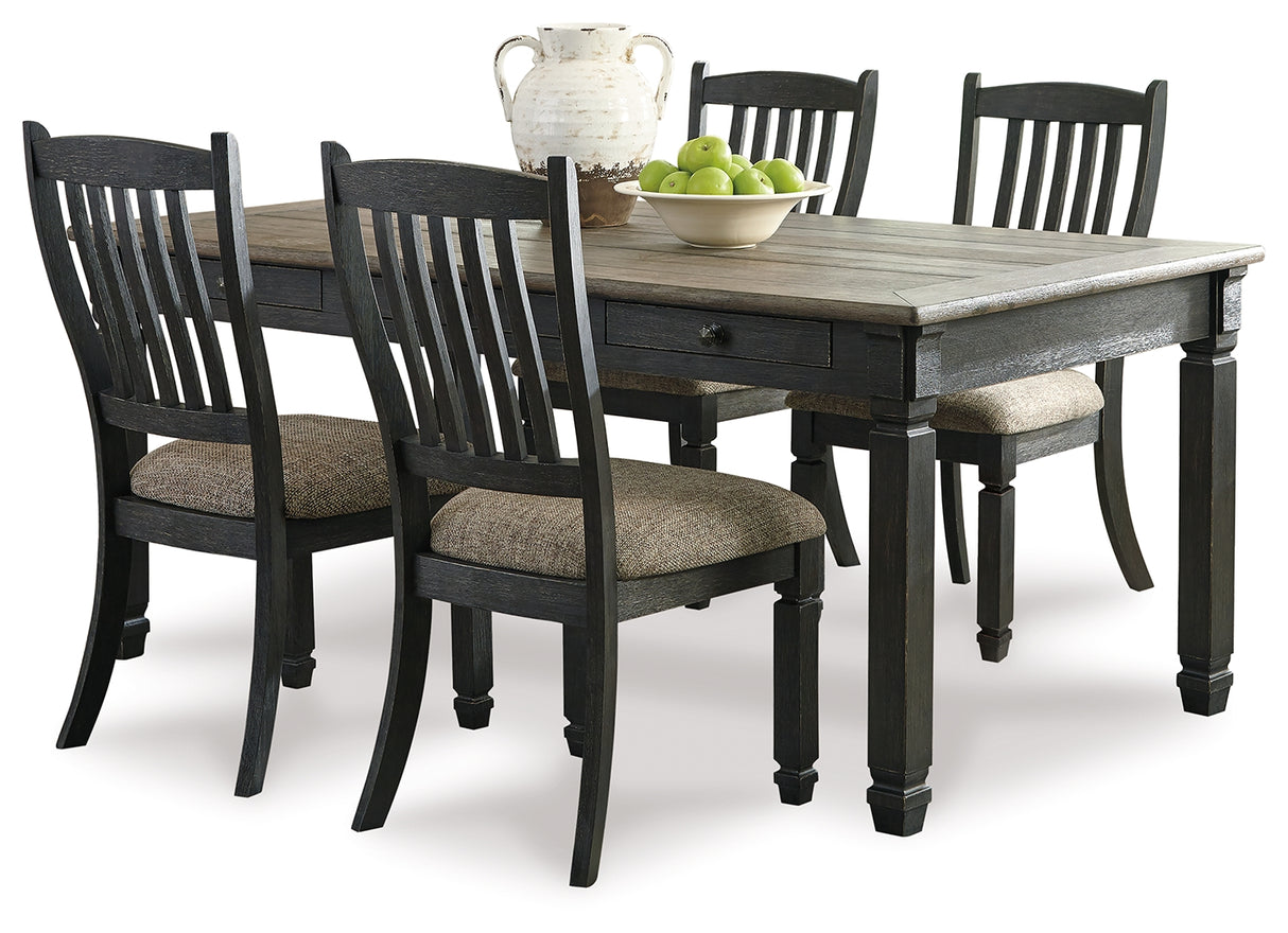 Tyler Creek 5-Piece Dining Table and 4 Chairs (Dining Chair, Dining Chair, Dining Chair, Dining Chair, Dining Table)