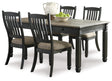 Tyler Creek 5-Piece Dining Table and 4 Chairs (Dining Chair, Dining Chair, Dining Chair, Dining Chair, Dining Table)