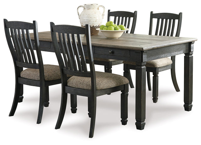 Tyler Creek 5-Piece Dining Table and 4 Chairs (Dining Chair, Dining Chair, Dining Chair, Dining Chair, Dining Table)