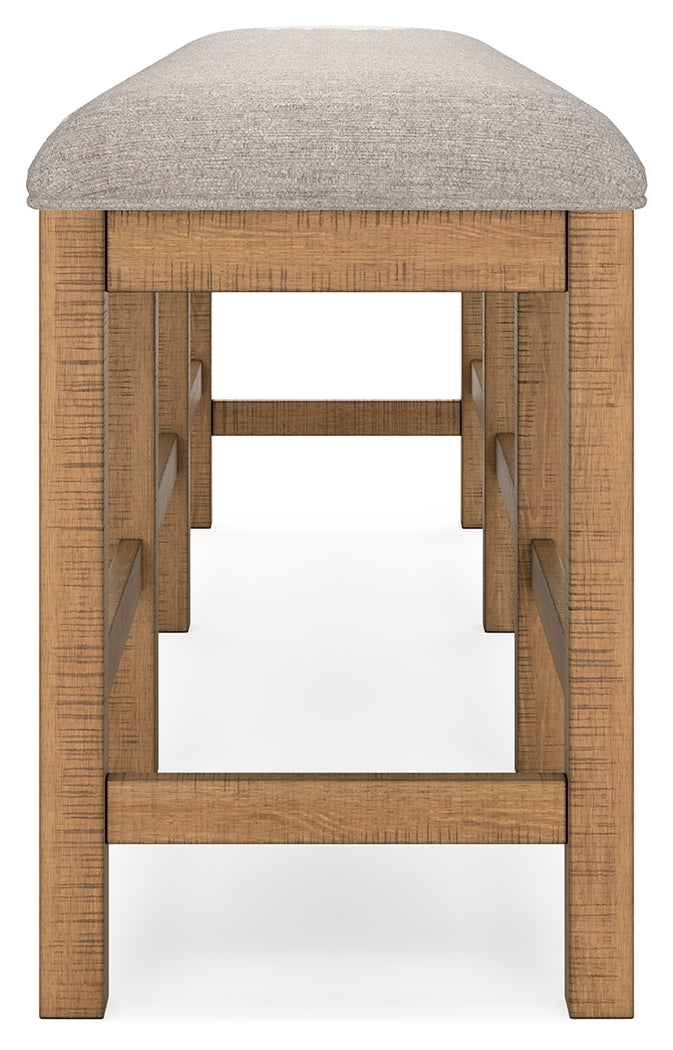 Havonplane 6-Piece Counter Height Dining Table and 4 Barstools and Bench (Counter Height Dining Extension Table, Counter Height Barstool, Counter Height Barstool, Counter Height Barstool, Counter Height Barstool, 72" Counter Height Dining Bench)