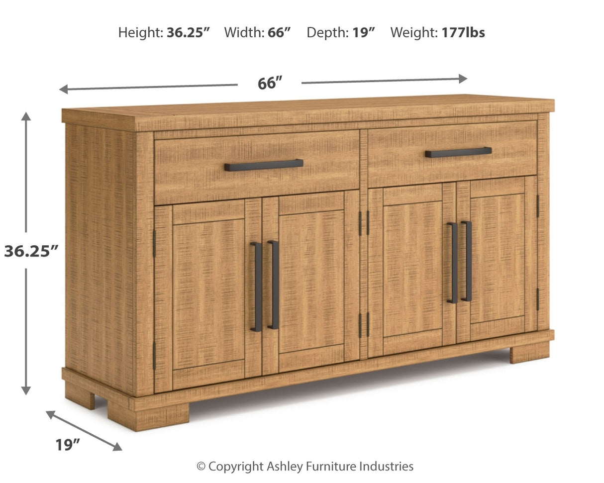 Havonplane 6-Piece Counter Height Dining Table and 4 Barstools with Storage (Counter Height Dining Extension Table, Counter Height Barstool, Counter Height Barstool, Counter Height Barstool, Counter Height Barstool, Dining Server)