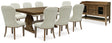 Sturlayne 10-Piece Dining Table and 8 Chairs with Storage (Dining Extension Table, Dining Chair, Dining Chair, Dining Chair, Dining Chair, Dining Chair, Dining Chair, Dining Chair, Dining Chair, Dining Server)