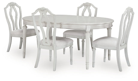 Montelaine 5-Piece Dining Table and 4 Chairs (Dining Extension Table, Dining Chair, Dining Chair, Dining Chair, Dining Chair)