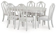 Montelaine 7-Piece Dining Table and 6 Chairs (Dining Extension Table, Dining Chair, Dining Chair, Dining Chair, Dining Chair, Dining Chair, Dining Chair)