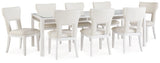 Chalanna Dining Table and 8 Chairs