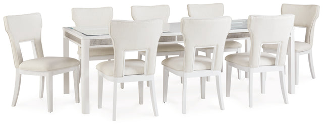 Chalanna Dining Table and 8 Chairs