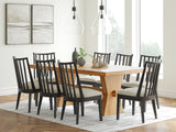 Galliden 9-Piece Dining Table and 8 Chairs (Dining Table, Dining Chair, Dining Chair, Dining Chair, Dining Chair, Dining Chair, Dining Chair, Dining Chair, Dining Chair)
