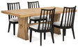 Galliden 5-Piece Dining Table and 4 Chairs (Dining Table, Dining Chair, Dining Chair, Dining Chair, Dining Chair)