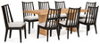 Galliden 9-Piece Dining Table and 8 Chairs (Dining Table, Dining Chair, Dining Chair, Dining Chair, Dining Chair, Dining Chair, Dining Chair, Dining Chair, Dining Chair)