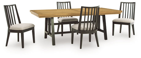 Galliden 5-Piece Dining Table and 4 Chairs