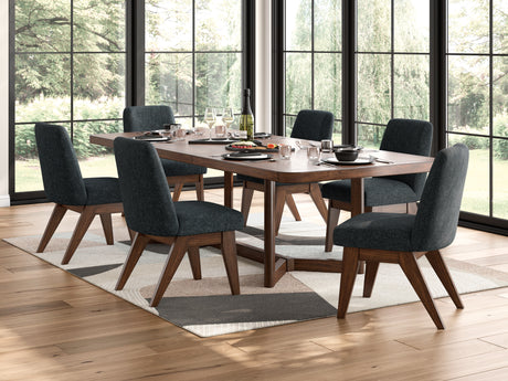 Dilenno 7-Piece Dining Table and 6 Chairs (Dining Extension Table, Dining Chair, Dining Chair, Dining Chair, Dining Chair, Dining Chair, Dining Chair)