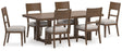 Cabalynn 7-Piece Dining Table and 6 Chairs (Dining Extension Table, Dining Chair, Dining Chair, Dining Chair, Dining Chair, Dining Chair, Dining Chair)