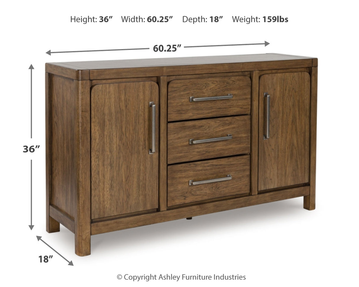 Cabalynn 6-Piece Counter Height Dining Table and 4 Barstools with Storage (Counter Height Barstool, Counter Height Barstool, Counter Height Barstool, Counter Height Barstool, Counter Height Dining Table, Dining Server)