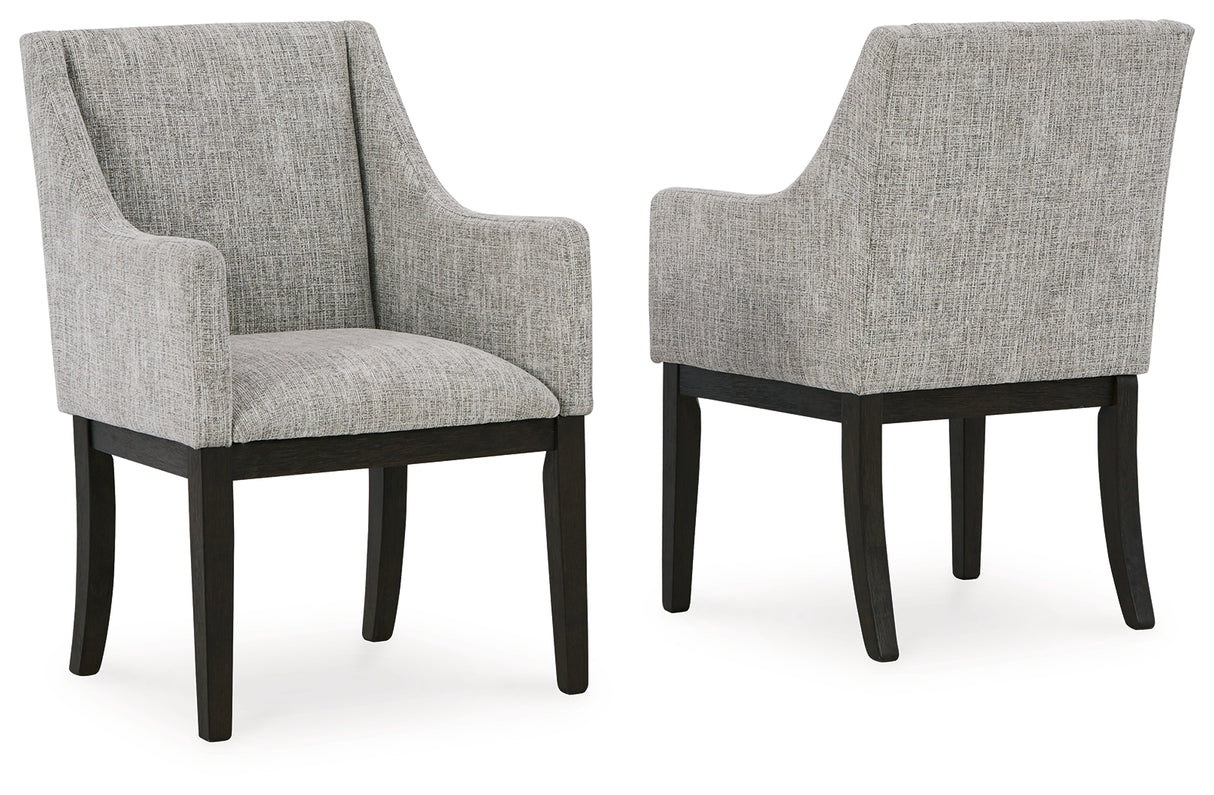 Burkhaus Dining Arm Chair (Set of 2)