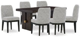 Burkhaus Dining Table and 6 Chairs