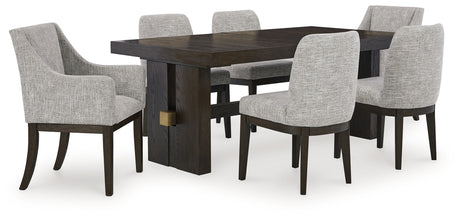 Burkhaus Dining Table and 6 Chairs