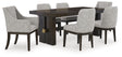 Burkhaus Dining Table and 6 Chairs
