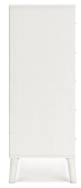 Aprilyn 3-Piece Twin Bookcase Headboard with Dresser and Chest (Twin Bookcase Headboard, Dresser, Chest of Drawers)