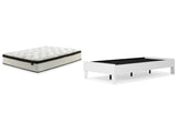 Piperton 2-Piece Twin Platform Bed with Mattress (Twin Platform Bed, Chime 12 Inch Hybrid Twin Mattress in a Box)