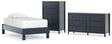 Simmenfort 3-Piece Twin Platform Bed with Dresser and Chest (Twin Platform Bed, Dresser, Chest of Drawers)