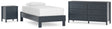Simmenfort 3-Piece Twin Platform Bed with Dresser and Nightstand (Twin Platform Bed, Dresser, Nightstand)