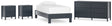 Simmenfort 4-Piece Twin Platform Bed with Dresser and 2 Nightstands (Twin Platform Bed, Dresser, Nightstand, Nightstand)