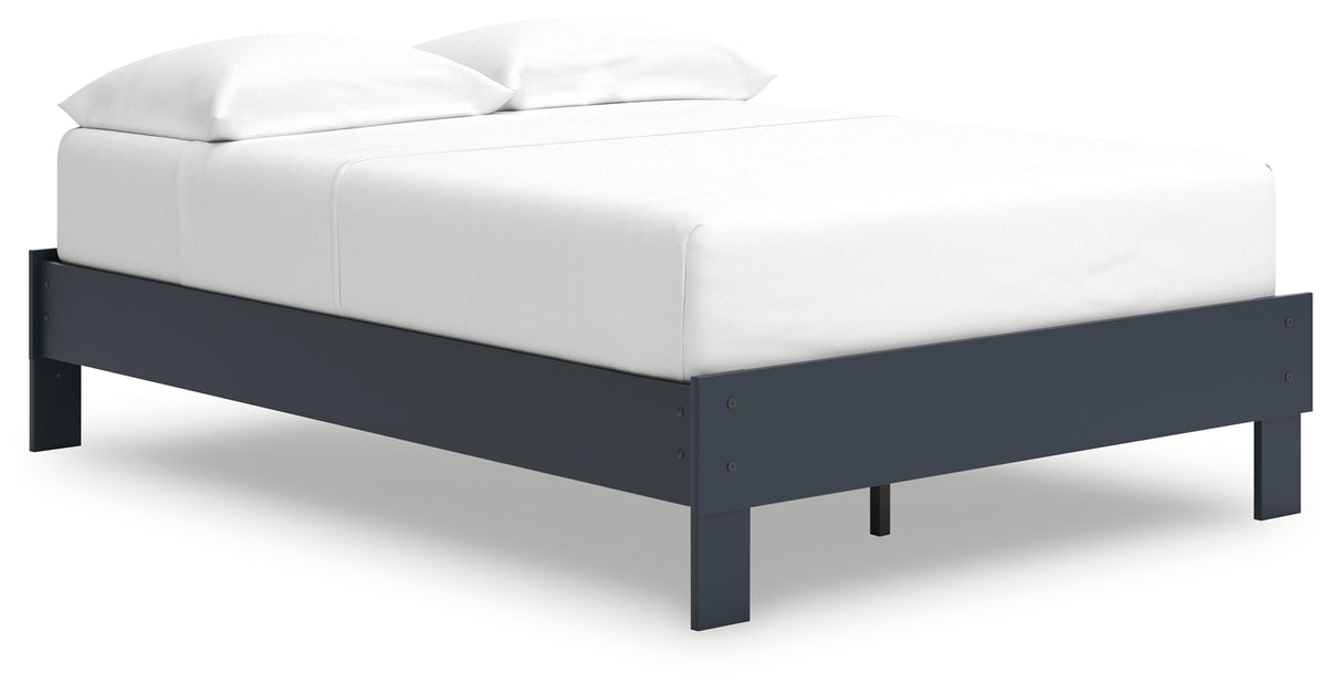 Simmenfort 3-Piece Full Platform Bed with Dresser and Nightstand (Full Platform Bed, Dresser, Nightstand)
