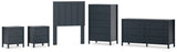 Simmenfort 5-Piece Twin Panel Headboard with Dresser, Chest and 2 Nightstands (Twin Panel Headboard, Dresser, Chest of Drawers, Nightstand, Nightstand)
