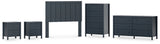 Simmenfort 5-Piece Full Panel Headboard with Dresser, Chest and 2 Nightstands (Full Panel Headboard, Dresser, Chest of Drawers, Nightstand, Nightstand)