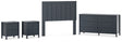 Simmenfort 4-Piece Full Panel Headboard with Dresser and 2 Nightstands (Full Panel Headboard, Dresser, Nightstand, Nightstand)